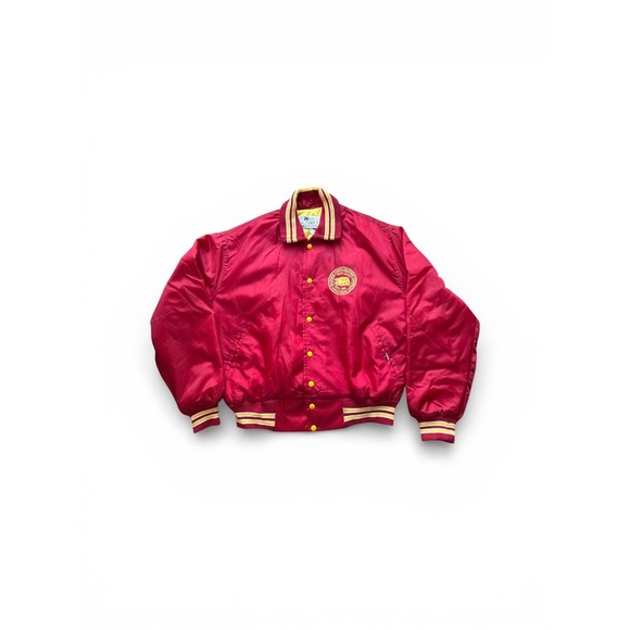 West Wind Other - vintage-style s bomber varsity jacket, red with yellow size XL